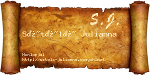 Sétáló Julianna névjegykártya